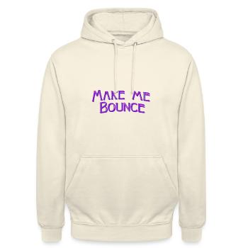 Make me bounce - Unisex Hoodie - vanilla - Front - Alina (178cm) & Michal (187cm)