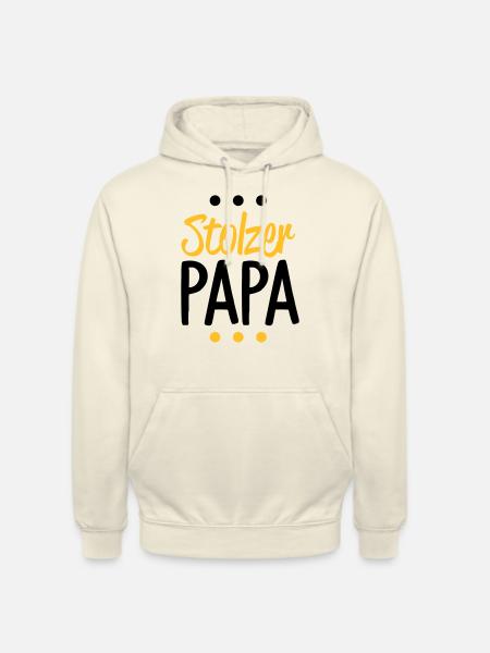 papa - Unisex Hoodie - Vanille-Milchshake