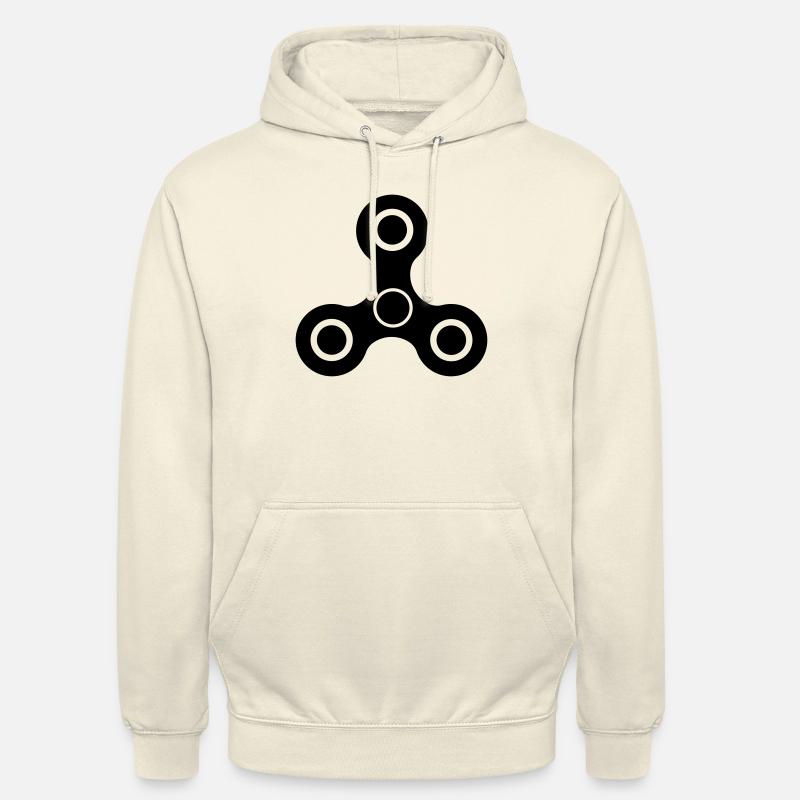bouger spinner - Sweat-shirt à capuche unisexe - vanille
