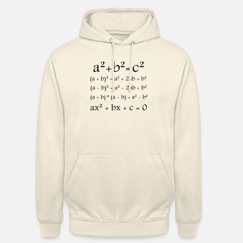 Mathematik / Math / Formel - Unisex Hoodie - Vanille-Milchshake
