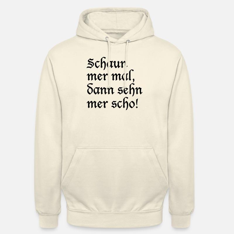 Admirez temps de mer - Sweat-shirt à capuche unisexe - vanille