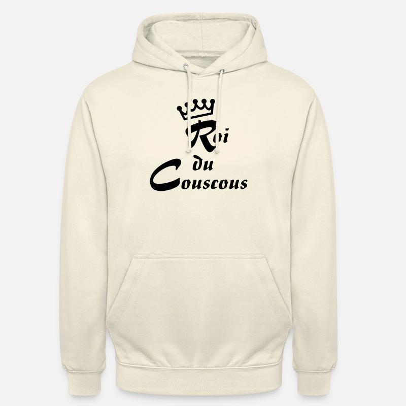 roi couscous - Sweat-shirt à capuche unisexe - vanille