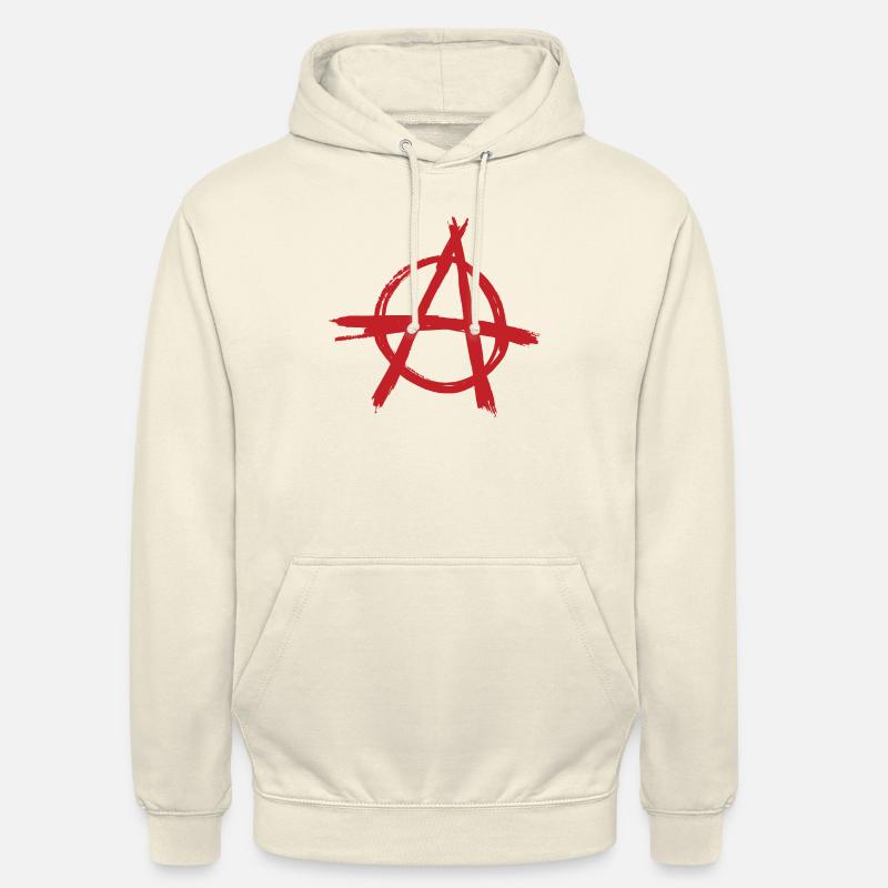 Anarquía - Sudadera con capucha unisex - batido de vainilla