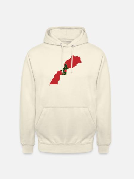 Morocco flag - Unisex Hoodie - Vanille-Milchshake
