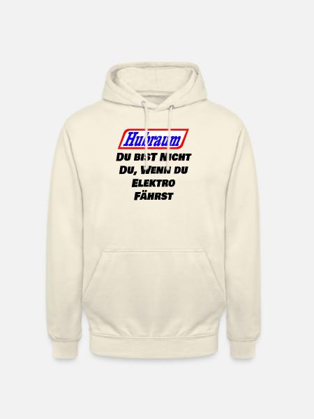 Hubraum Statt Wohnraum - Unisex Hoodie - Vanille-Milchshake