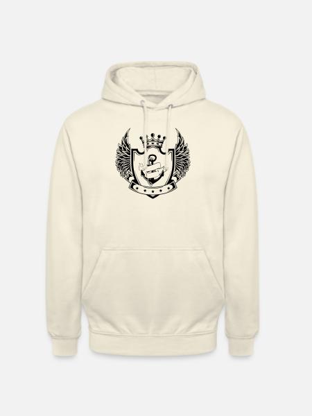 Anker Wappen - Unisex Hoodie - Vanille-Milchshake