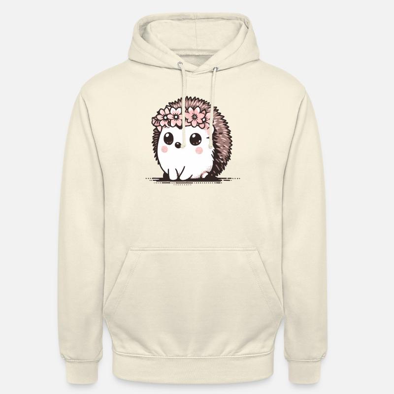 hérisson doux - Sweat-shirt à capuche unisexe - vanille
