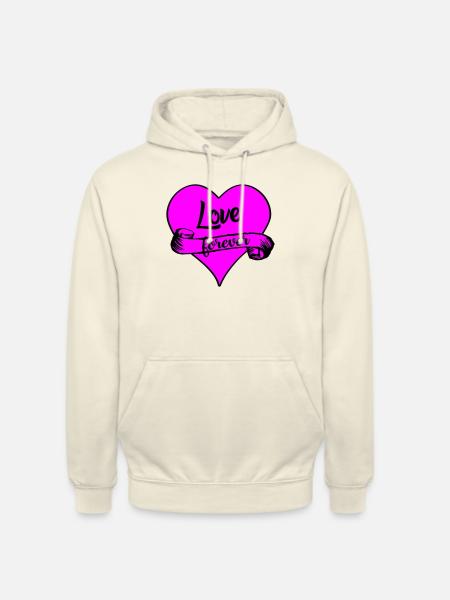 love forever - Unisex Hoodie - vanilla