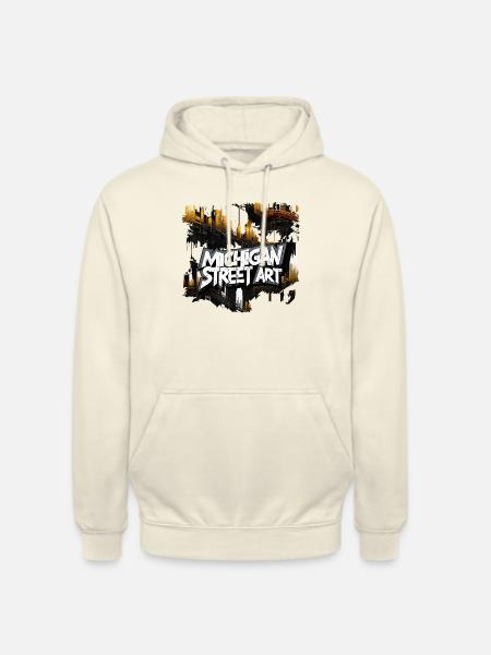 michigan Straßenkunst 74elements - Unisex Hoodie - Vanille-Milchshake