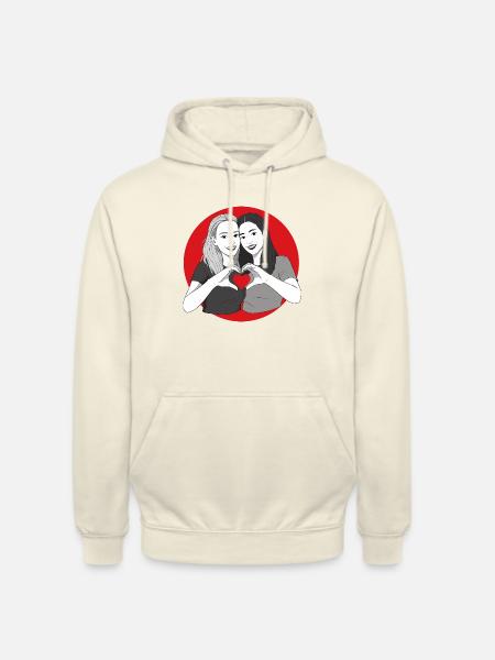 Love is Love - Unisex Hoodie - vanilla
