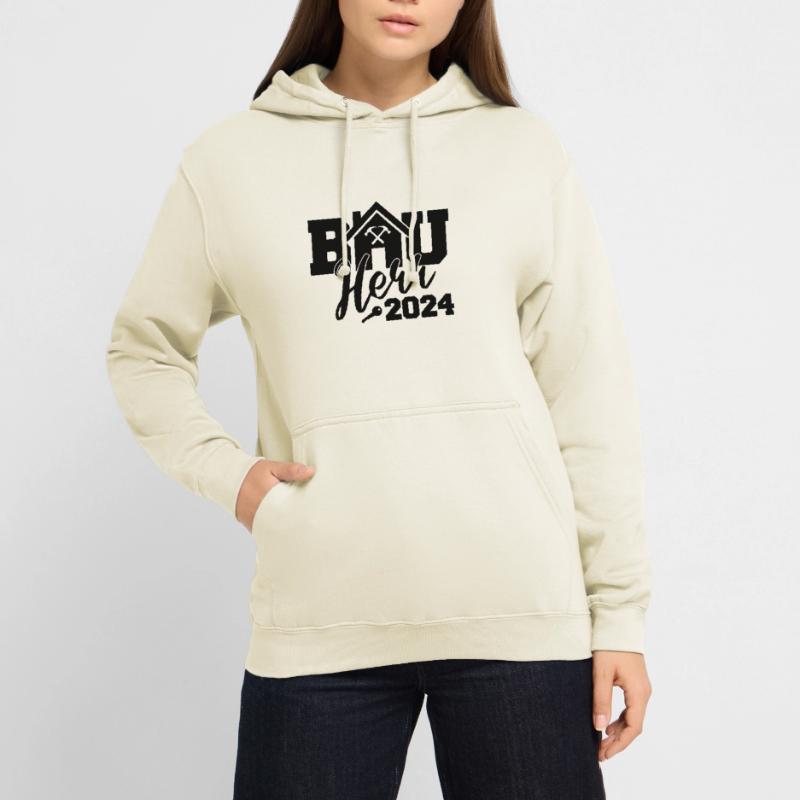 Client 2024 chantier construction maison construction construction maison Sweat-shirt à capuche unisexe