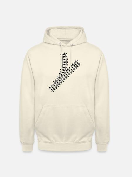 zug_gleis_2_f2 - Unisex Hoodie - vanilla