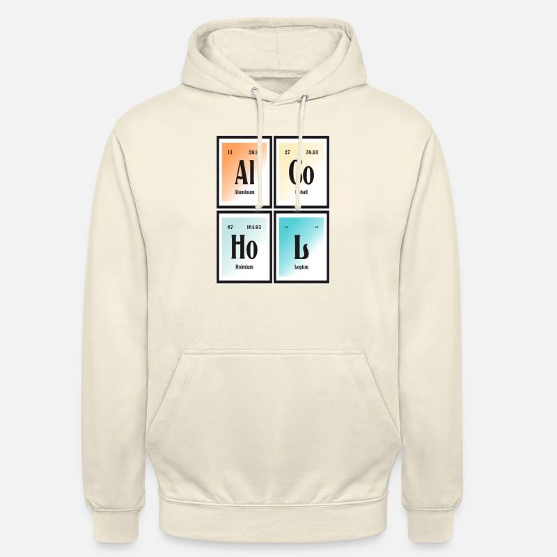 Alkohol | Periodensystem der Elemente - Unisex Hoodie - Vanille-Milchshake