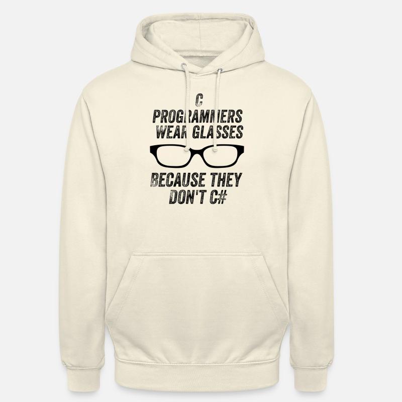 Lustige C-Programmierer - Unisex Hoodie - Vanille-Milchshake