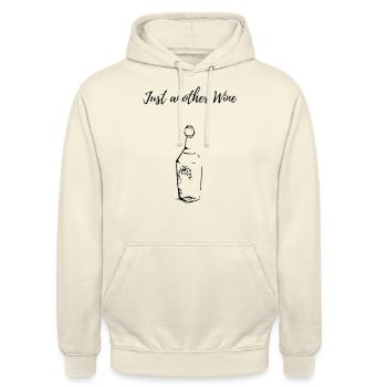 Wein - Unisex Hoodie - Vanille-Milchshake - Vorne - Alina (178cm) & Michal (187cm)