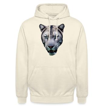 promise - Unisex Hoodie - vanilla - Front - Alina (178cm) & Michal (187cm)