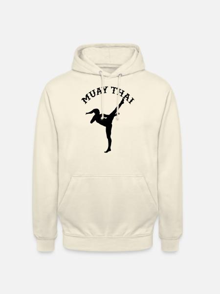 Muay Thai fille - Sweat-shirt à capuche unisexe - vanille