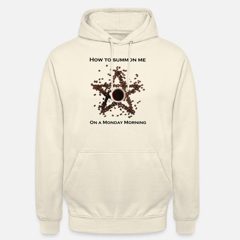 Comment me convoquer un lundi matin - Sweat-shirt à capuche unisexe - vanille