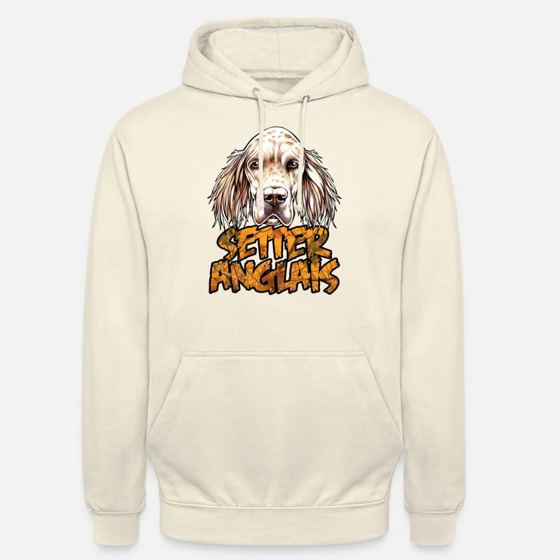 Setter Anglais Lemon CO - Sweat-shirt à capuche unisexe - vanille