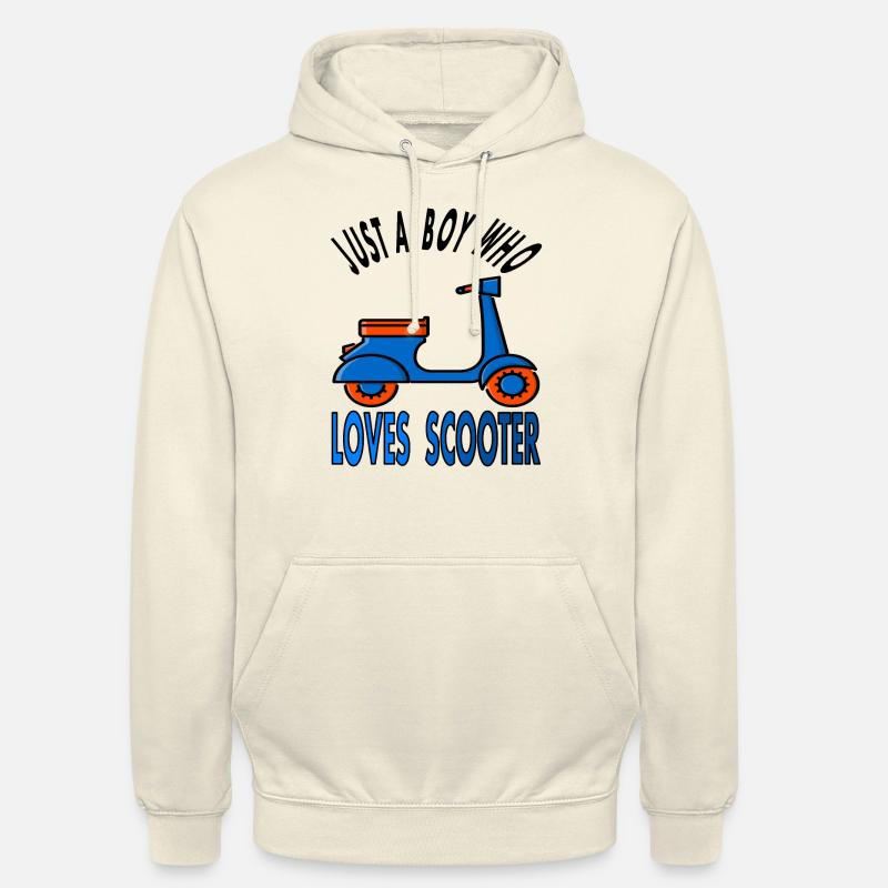 Rollerfahrer Rollerfahren Roller Scooter Geschenk - Unisex Hoodie - Vanille-Milchshake