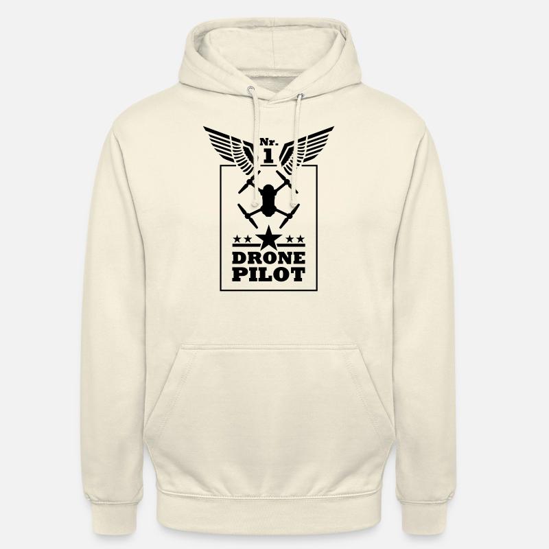 Nr. 1 Drone Pilot - Unisex Hoodie - Vanille-Milchshake