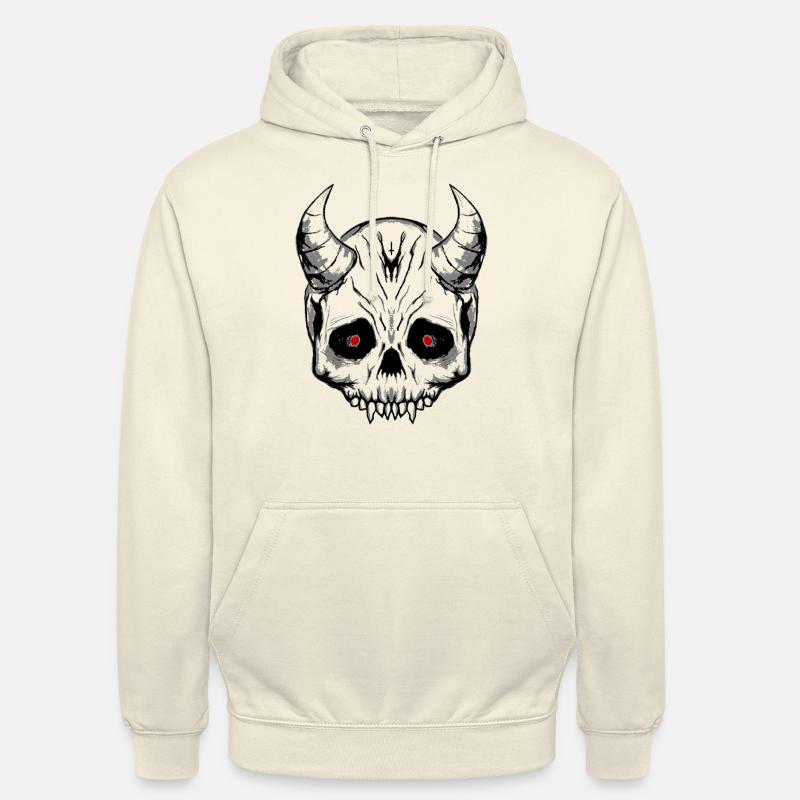 Diable - Sweat-shirt à capuche unisexe - vanille