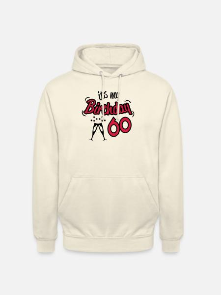 birthday_60 - Unisex Hoodie - vanilla