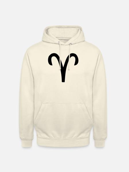 Zodiac sign Aries - Unisex Hoodie - vanilla
