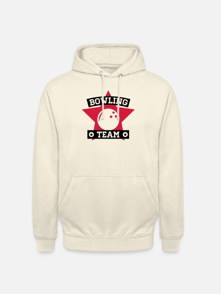 bowling_team__1_f2 - Unisex Hoodie - Vanille-Milchshake