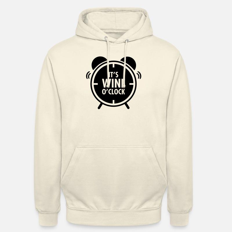 It's Wine O'Clock - Unisex Hoodie - Vanille-Milchshake