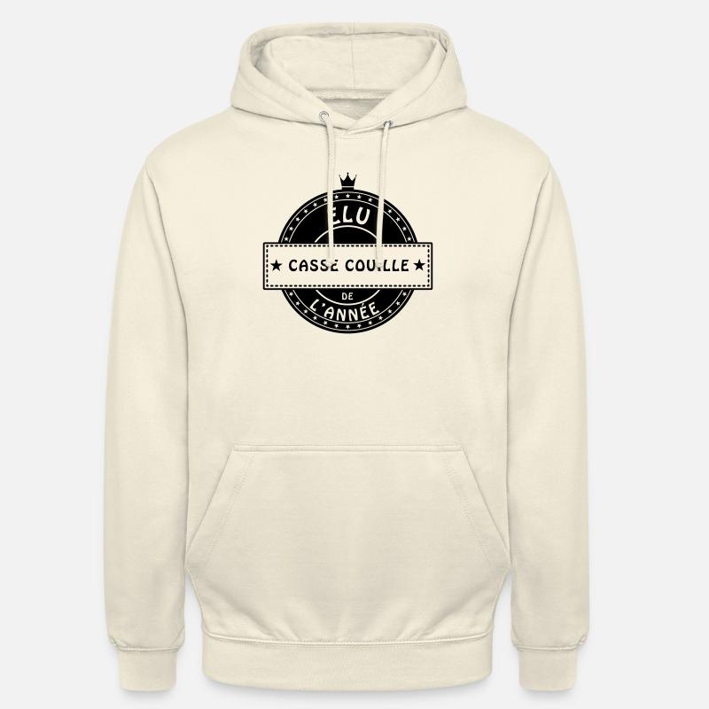 elu casse couille - Sweat-shirt à capuche unisexe - vanille
