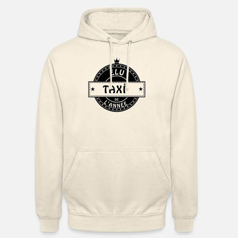 elu taxi de l'année - Sweat-shirt à capuche unisexe - vanille