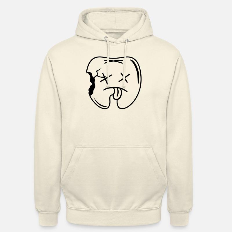 comic karies loch im zahn - Unisex Hoodie - Vanille-Milchshake