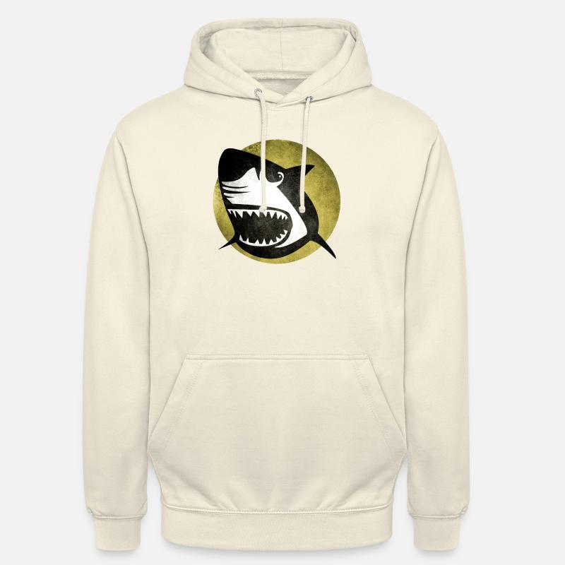 Requin Vintage - Sweat-shirt à capuche unisexe - vanille