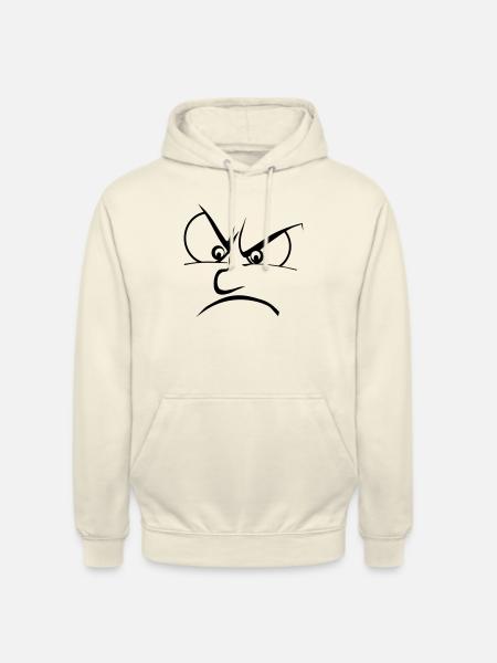 Wut / Zorn / Frust - Unisex Hoodie - Vanille-Milchshake