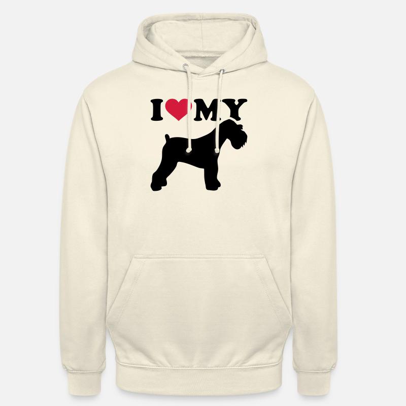 Zwergschnauzer - Unisex Hoodie - Vanille-Milchshake