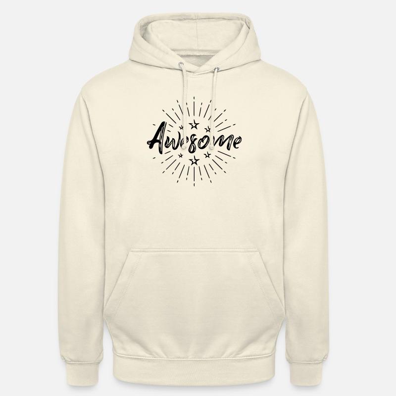awesome - Unisex Hoodie - Vanille-Milchshake