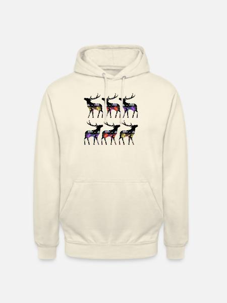 Deer - Unisex Hoodie - vanilla