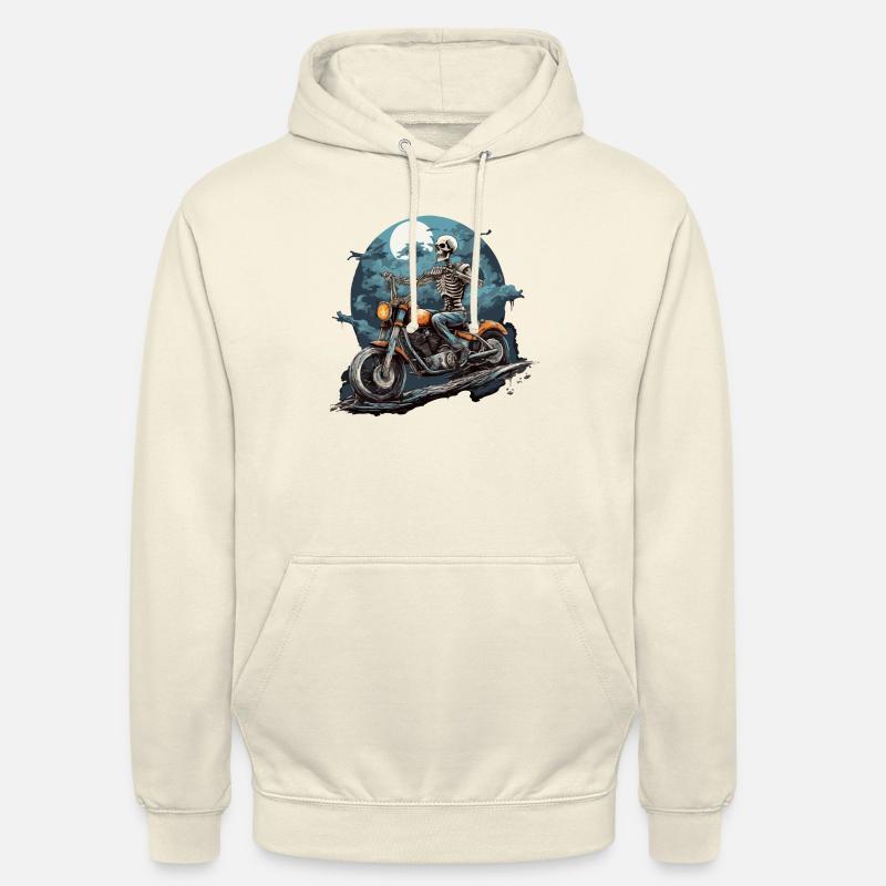Biker des Todes - Unisex Hoodie - Vanille-Milchshake