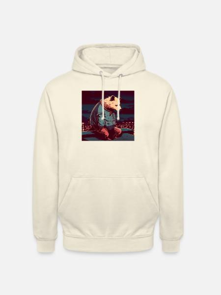 Panda Japanese - Unisex Hoodie - vanilla