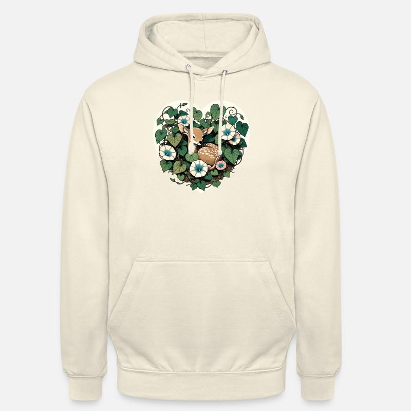 Fauve de printemps - Sweat-shirt à capuche unisexe - vanille