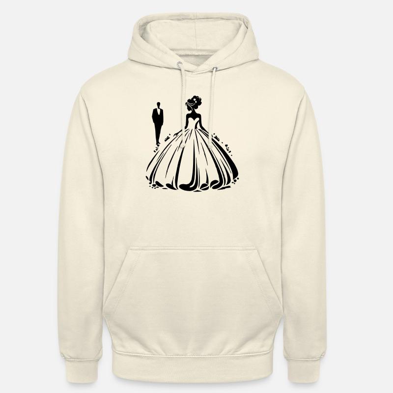 Sposa - Felpa con cappuccio unisex - milkshake