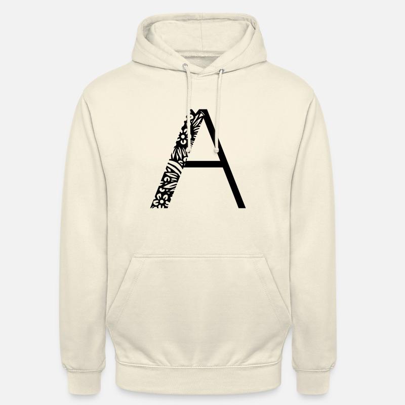 Buchstabe A - Unisex Hoodie - Vanille-Milchshake