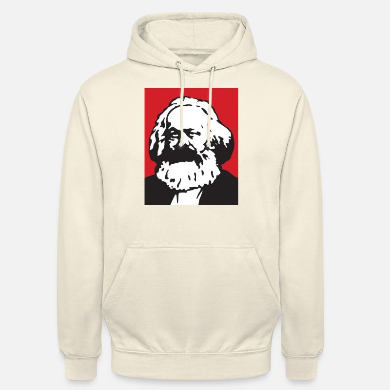 Karl Marx - Unisex-huppari - vaniljapirtelö