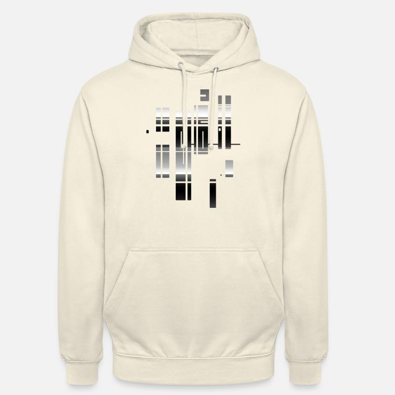 Architecture Skyline Pattern - Sweat-shirt à capuche unisexe - vanille