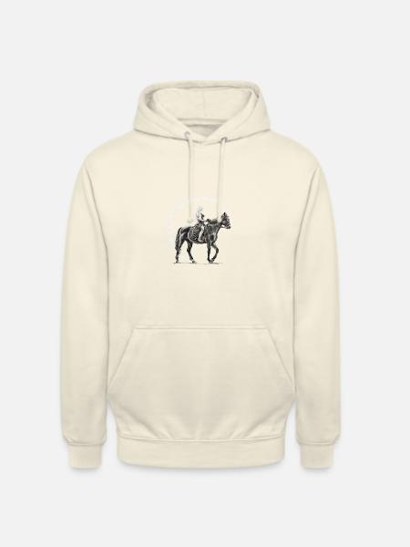 Cheval - Sweat-shirt à capuche unisexe - vanille