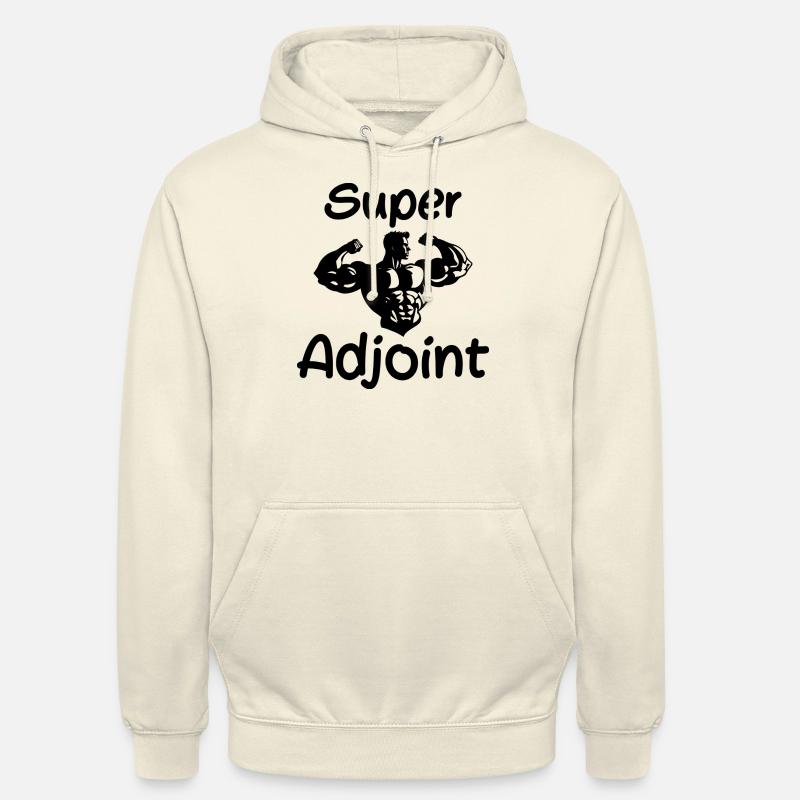 Super adjoint - Sweat-shirt à capuche unisexe - vanille