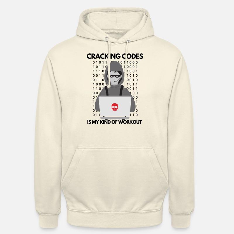 Cybersecurity Professional Hacker Cracking Codes Unisex Hoodie