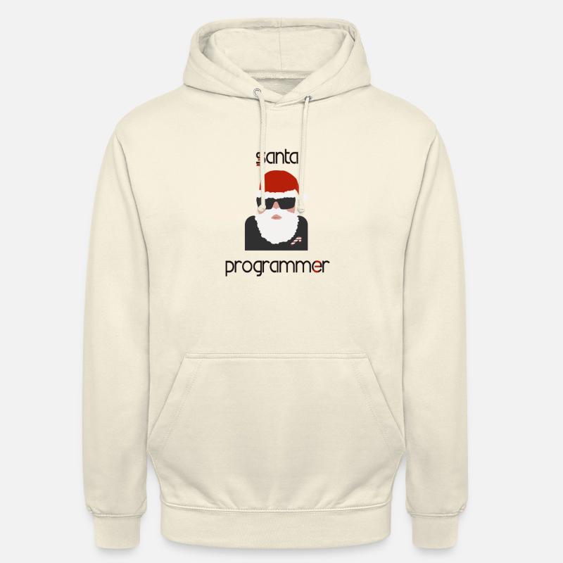 Weihnachtsmann-Programmierer - Unisex Hoodie - Vanille-Milchshake