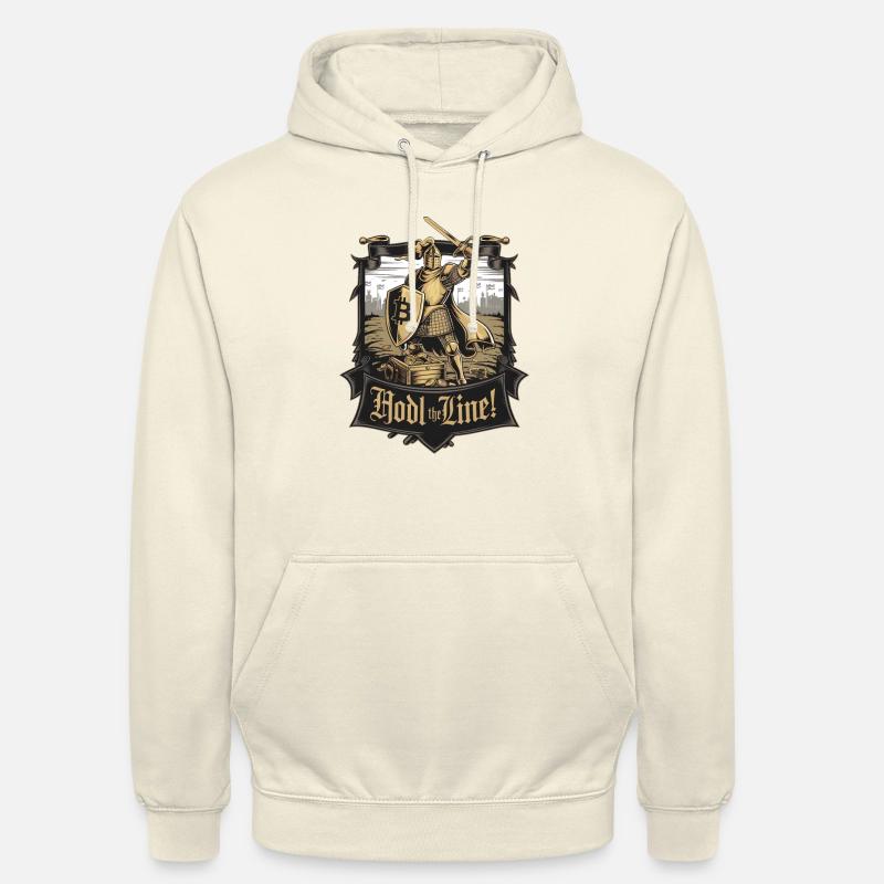Hodl The Line! - Unisex Hoodie - vanilla